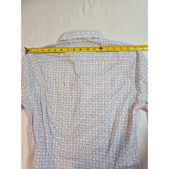 Men Brice lightweight button down casual shirt button cuffs size S slim - Picture 6 of 12